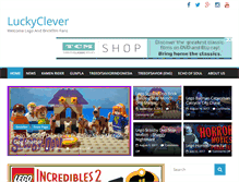 Tablet Screenshot of luckyclever.com